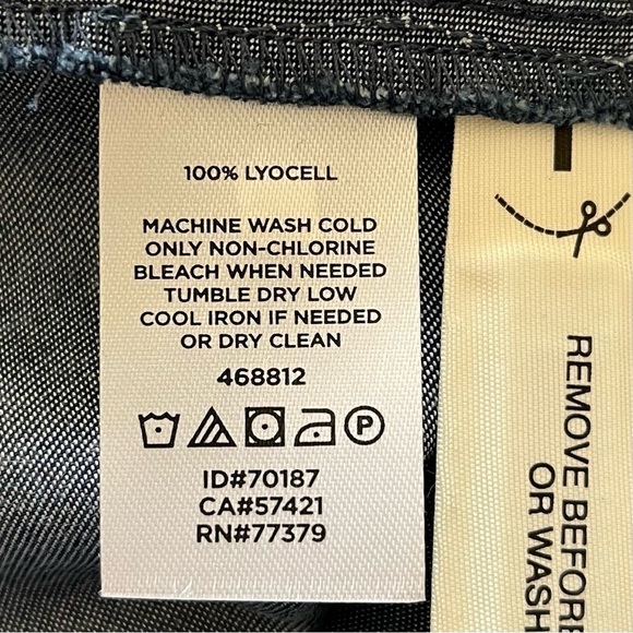 Ann Taylor Shift Dress Size XXS Petite NWT Notch Neck Short Sleeve Chambray Blue - Picture 9 of 10